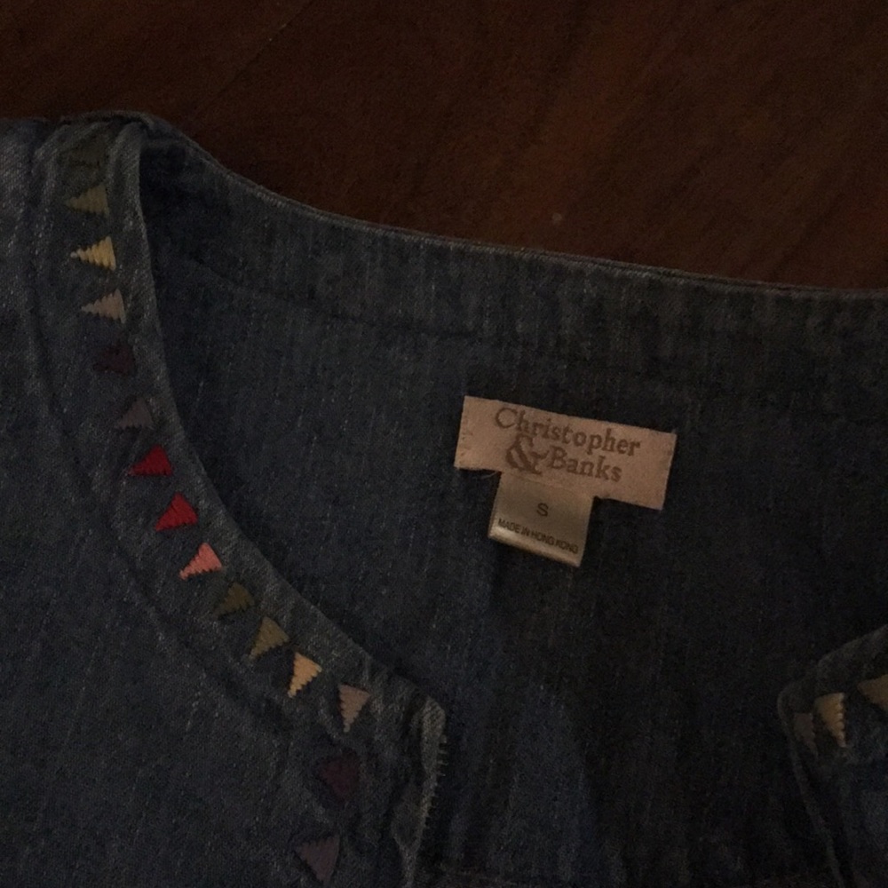 Embroidered Jean Jacket - Picture 3 of 3